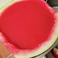 ハチ8コロ8's cooksnap of when they made お砂糖なし！ぷるりん丸ごとスイカゼリー.