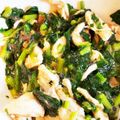 あつみ。。's cooksnap of when they made ✿モロヘイヤとささ身の梅白だし和え✿.