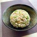 FGO☆'s cooksnap of when they made シンプル☆鶏ひき肉と卵のチャーハン.