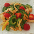 yokoyoko76's cooksnap of when they made 柔らか鶏むね肉とゴーヤの旨み炒め☆.