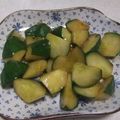 きらり流れ星's cooksnap of when they made 昼夕♪オイスターソース梅肉でやみつき胡瓜.