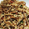 しーくれっと・らいふ's cooksnap of when they made 混ぜて混ぜて♬レンジでそば飯.