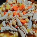あんこだよ。's cooksnap of when they made 豚モツとひよこ豆の白ワイン煮込み.