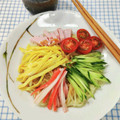 在宅勤務のおじさん's cooksnap of when they made ☆冷やし中華 ごまだれ☆.