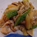 ラピス's cooksnap of when they made ✿オクラと豚肉の炒め物✿.