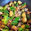すかしっぺ's cooksnap of when they made なすとピーマンと豚バラ肉の生姜焼き炒め.