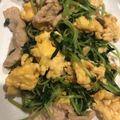 yukko410♡'s cooksnap of when they made 豆苗と豚肉のオイスターソース炒め.
