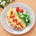 runa10's cooksnap of when they made 時短、簡単、ウィンナーとチーズのオムレツ.