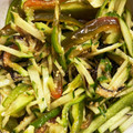ナス系's cooksnap of when they made 胡瓜とピーマンの和え物.