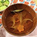 ⁂山暮らしわんこ⁂'s cooksnap of when they made ミョウガの花のお吸い物.