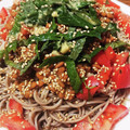 リンリン☆☆☆'s cooksnap of when they made トマトと納豆と大葉のぶっかけ蕎麦.