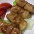 ☆ごはんできた☆'s cooksnap of when they made 肉巻きはんぺん.