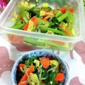 ＊＊ラテ＊＊'s cooksnap of when they made 鉄分補給!小松菜としらすと卵の生姜和え.