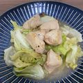 クックDFNY5Q☆'s cooksnap of when they made キャベツと鶏肉のガーリック炒め.