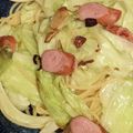 サブシェフもーや's cooksnap of when they made キャベツとウインナーのペペロンチーノ.