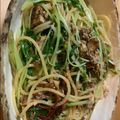 クリこ's cooksnap of when they made サバ缶と水菜のペペロンチーノ.