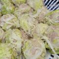 けいﾏﾏ's cooksnap of when they made レンジでキャベツの花シュウマイ.