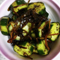 ♡ルヴァ♡'s cooksnap of when they made 簡単！きゅうりの塩昆布ゆかり！うまっ！.