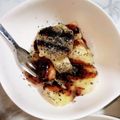 STimeBlues's cooksnap of when they made バナナすりごまチョコソース♬︎.