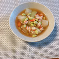 yesmama's cooksnap of when they made 翡翠色☆冬瓜の海老餡かけ.
