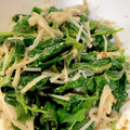ひまわり６号's cooksnap of when they made モロヘイヤとエノキのおひたし☆.