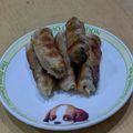 ラリー＆サラ's cooksnap of when they made ナスの豚バラ大葉巻き.