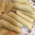 saki1010's cooksnap of when they made ヨックモック風さくさくシガール♪.