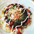 クックY151A☆'s cooksnap of when they made モロヘイヤのお好み焼き！.