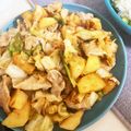 つかめ胃袋！'s cooksnap of when they made 豚肉、じゃが芋、キャベツの韓国風炒め.