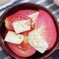Tsumu's cooksnap of when they made トマトとベビーチーズの簡単サラダ.