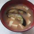 きらり流れ星's cooksnap of when they made ナスとエノキと豆腐のお味噌汁.
