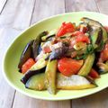 梅ミッキー's cooksnap of when they made 茄子とトマトのバジル＆チーズ炒め☆.