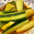 真樹りん's cooksnap of when they made きゅうりの白だし豆板醤漬け.