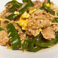 ＊shihori＊'s cooksnap of when they made 簡単安い！豚肉ピーマン卵のオイスター炒め.