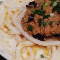 ゆ→ちむ❦180SX's cooksnap of when they made ツナと茄子の豆乳坦々そうめん.