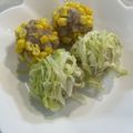春巻きママ's cooksnap of when they made レンジでキャベツの花シュウマイ.