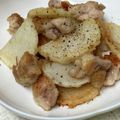 yummy?'s cooksnap of when they made 鶏肉と長いものガリバタ炒め.