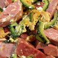 MEGにゃん0713's cooksnap of when they made 簡単！スパムでゴーヤチャンプル！.