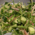 クックG4HAKW☆'s cooksnap of when they made 豆苗とおくらのみょうが和え.
