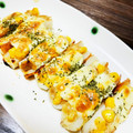 kinniko's cooksnap of when they made ちくわ のツナマヨチーズ焼き.