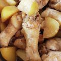 rikoe's cooksnap of when they made 止まらない！鶏手羽元とじゃがいもの甘辛煮.