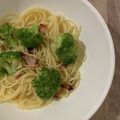 TaytNeyy's cooksnap of when they made ブロッコリーのペペロンチーノ　パスタ昼食.