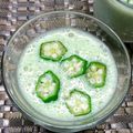 ゆうかりおん's cooksnap of when they made オクラと豆腐の冷製和風ポタージュ.