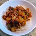 たっくん２'s cooksnap of when they made 野菜ジュースで時短！夏野菜のキーマカレー.