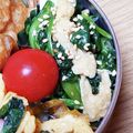 ﾋﾟﾛﾐ♡'s cooksnap of when they made 炙り油揚げとほうれん草のナムル風.