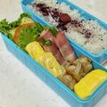 なななな♡MaMa's cooksnap of when they made お弁当にいんげんとベーコン巻き(^^).