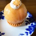 りりこ☆彡's cooksnap of when they made 丸ごと桃タルト.