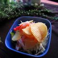 haruku221's cooksnap of when they made ポテチトッピングサラダ(昭和に流行った？.