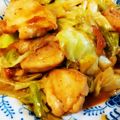 U22D0☆くろまめ's cooksnap of when they made 鶏胸肉とキャベツのみそ炒め.
