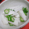 めなよ's cooksnap of when they made 長芋とオクラのわさび醤油和え.
